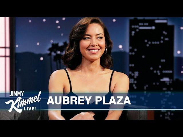 Aubrey Plaza on Stealing from Hotels, Filming The White Lotus in Italy & Her Sister's Stripper Pole