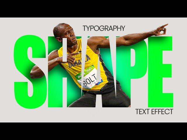 Typography text effect in Photoshop