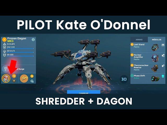 6x Shredder with DAGON and Kate O'Donnel | War Robots Gameplay