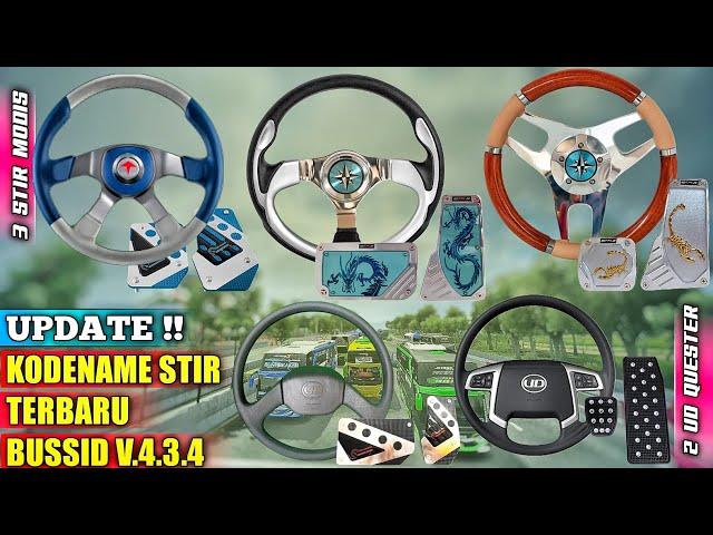 UPDATE ‼️KODENAME STIR MODIS & UD QUESTER BUSSID V.4.3.4 Work All OBB