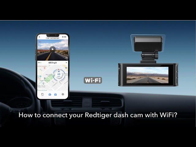 Redtiger Dash Cam | How to Connect to WiFi in 2023