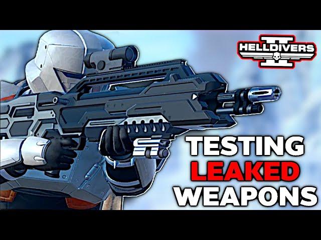 Leaked Polar Patriots Warbond Weapon Testing in Helldivers 2