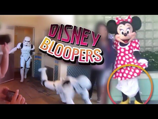 DISNEY CHARACTER BLOOPERS | Funny Disneyland / Disney World FAILS Pt. 2