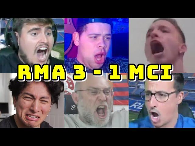 BEST COMPILATION | REAL MADRID VS MAN CITY 3-1 | PART 3 | LIVE REACTIONS | REACCIÓN | FANS CHANNEL