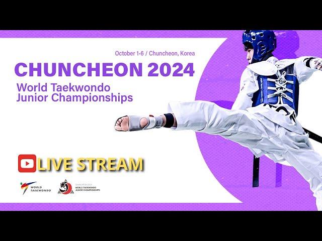 Day 1 (Court 4) afternoon session | Chuncheon 2024 World Taekwondo Junior Championships