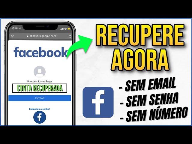 Como recuperar a sua conta do FACEBOOK (SEM EMAIL, SEM SENHA E NÚMERO) Esqueci a senha do Facebook