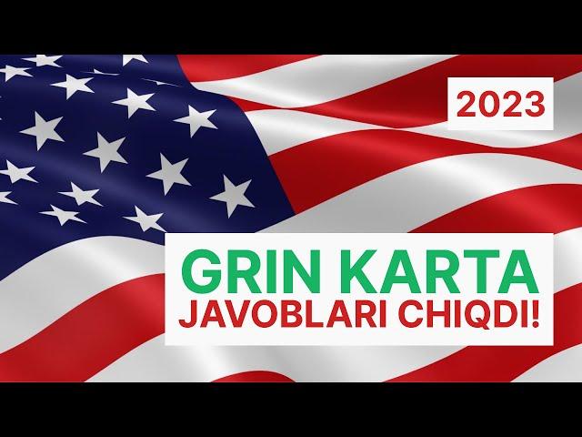 Grin karta javoblarini tekshirish | Green card natijalarini tekshirish