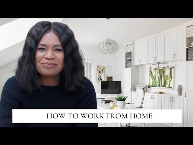 HOW TO WORK FROM HOME