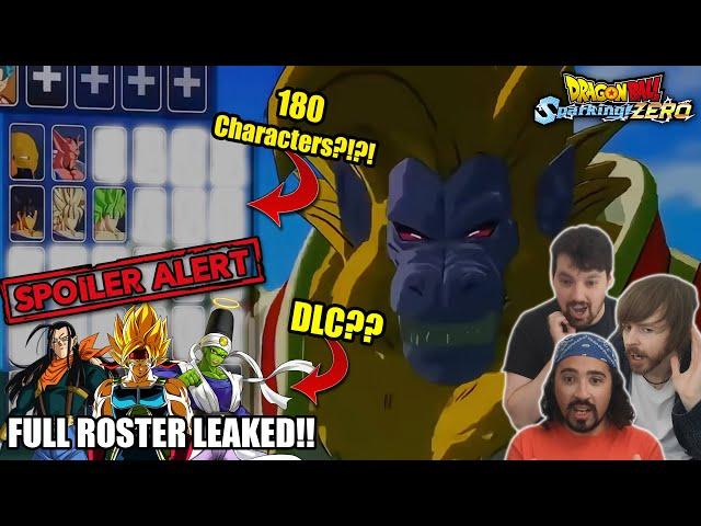 *SPOILERS* Dragon Ball Sparking Zero FULL CHARACTER ROSTER LEAKED | More GT for DLC?! BIG BREAKDOWN!