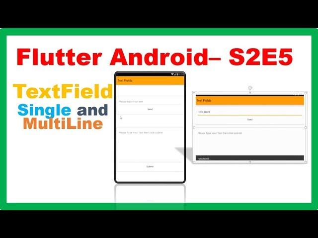 Flutter S2E6 : TextField - Single and MultiLine