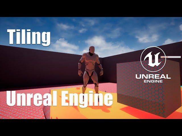 Растягивание и повторение текстур в материалах в Unreal Engine 5 (4)