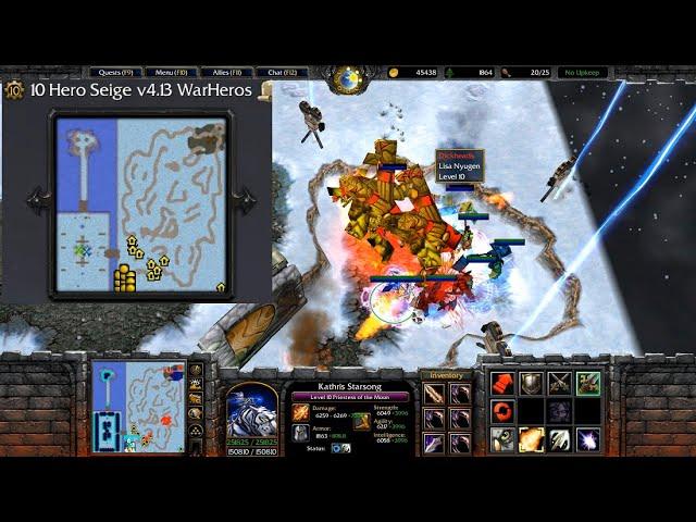 Warcraft 3 : 10 Hero Seige v4.13 WarHeros