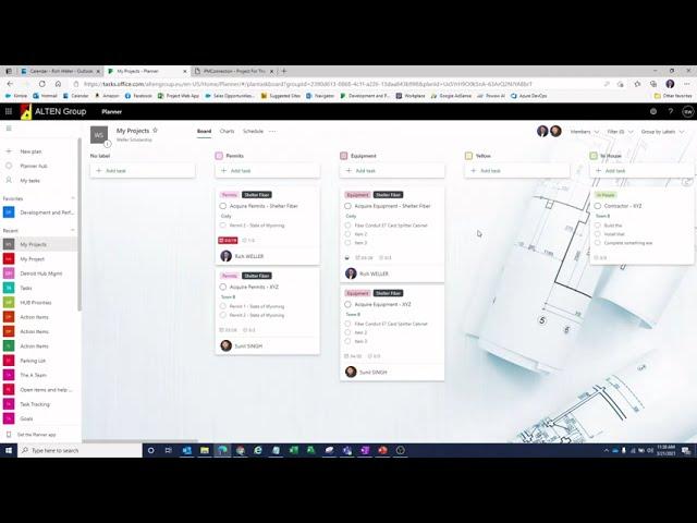 How you COULD use Microsoft Planner to Manage Multiple Construction Projects