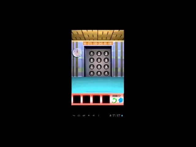 100 Doors: Level 72 Walkthrough | 100 Doors MPI Games Niveau 72 Walkthrough