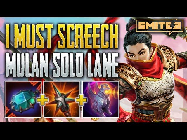 SCREECHING GARGOYLE! | Mulan Solo Gameplay | SMITE 2 Conquest