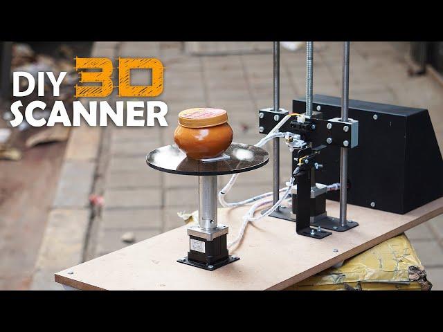 DIY 3D Scanner Machine Using Arduino | Arduino Projects Ideas