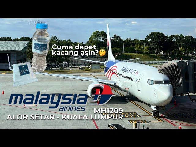 Naik Malaysia Airlines Rute Domestik️ MH1209 Alor Setar - Kuala Lumpur