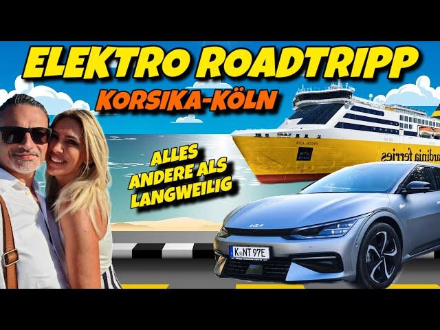 Langstrecke im Kia EV6! Korsika - Köln mit der Fähre. Avignon + Pont du Gard  Roadtrip