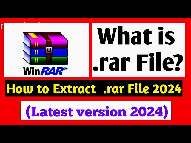 How to install winrar file on windows 10|Extract Rar File in windows 10|#windows10 #winrar