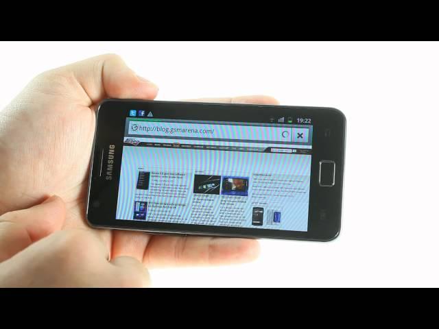 Samsung I9100 Galaxy S II user interface