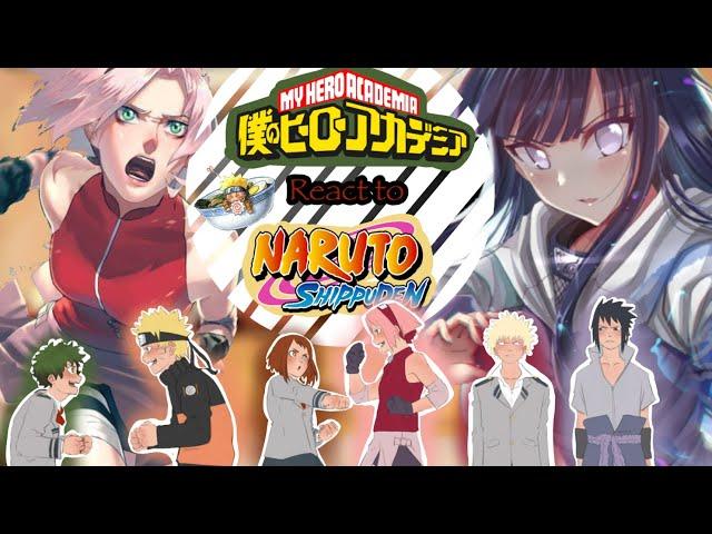 Mha/Bnha react to Naruto // /// Gasha club/ 1/2