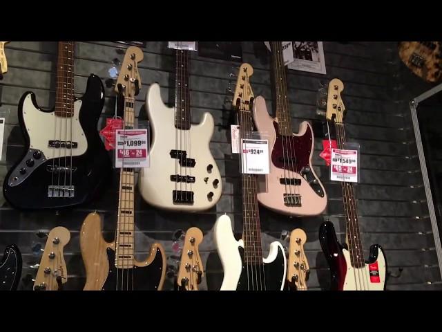 2017 Sam Ash New York City Visit Basses & Guitars