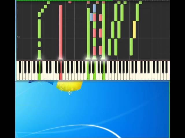 one moment in time whitney houston [Piano tutorial by Synthesia]