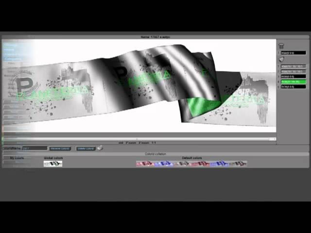 EAT CAD/CAM textile software / DesignBase with Simulation and Coloring