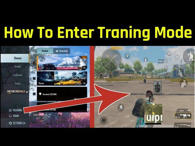 how to play pubg training mode 2021 || pubg me training mode kaise kare