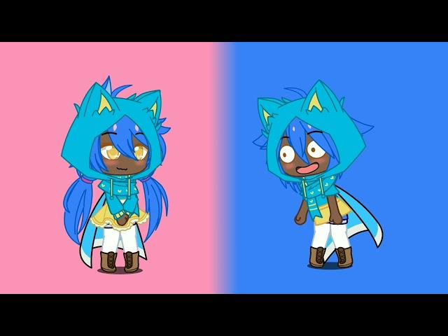 kirby friends react genderbend (gacha club)