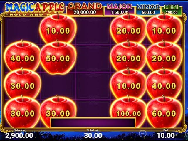 ONLINE SLOTS Magic Apple New Slot By Boongo BigWin Bous Game