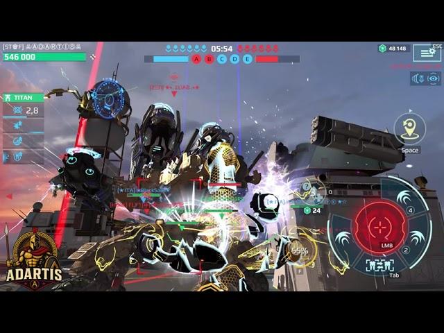 War Robots ADARTIS 3 STF VS ZEN + HOME