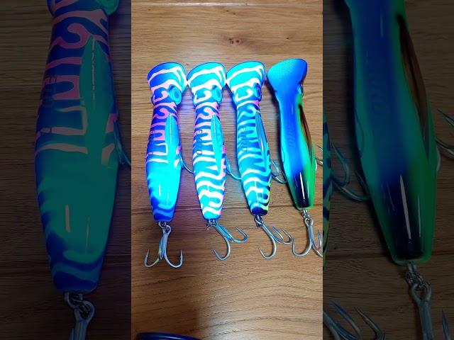 Only the best fishing lures from AliExpress. Fjord squid popper. UV glowing.