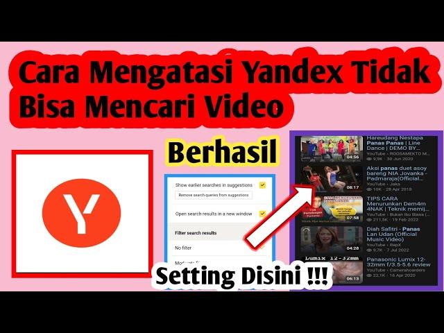 Cara Mengatasi Yandex Tidak Bisa Mencari Video | Cara Mengatasi Yandex