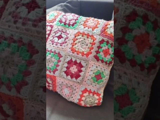 Crochet cushion cover design#crochet#cushioncover#shorts#cushion