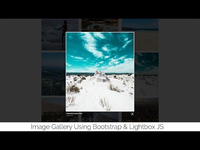 How to Create an Image Gallery Using Bootstrap and Lightbox JS