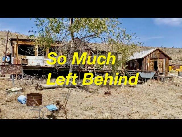 Exploring An Abandoned Secret Mining Camp - Nevada