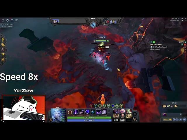 Roshan Defense. Reborn · Luna first Try Solo · New Hero