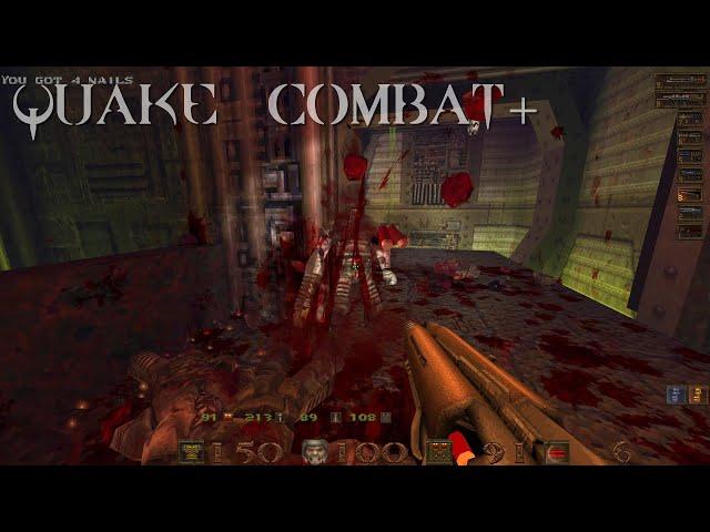 Quake Combat+ v5.7 - A true brutal Quake mod? [Mod showcase] | 4K/60