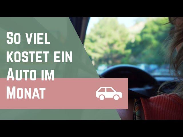 So viel kostet (m)ein Auto im Monat | Anschaffungspreis und laufende Kosten