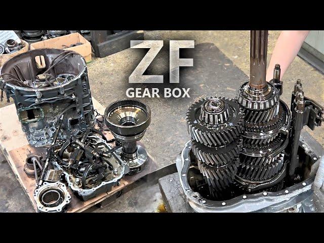 REPAIR OF GEARBOX ZF 16 S 1920 TD. ECOSPLIT 4