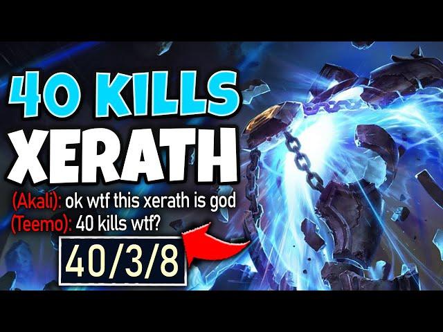 WHEN THE RANK 1 XERATH DROPS A 40 KILL GAME AND 120K DAMAGE (INSANE) - League of Legends