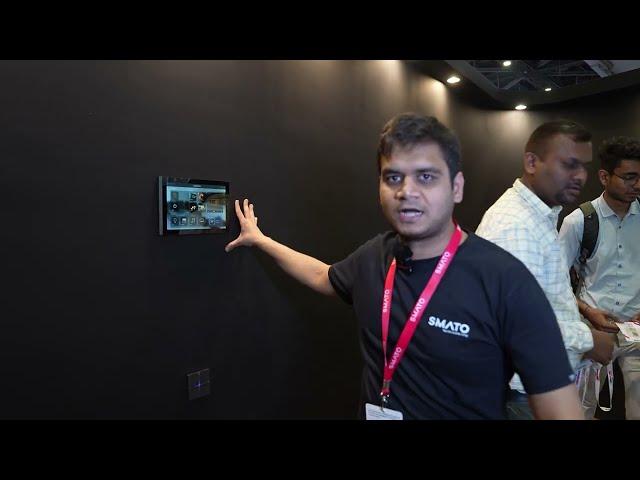 Smato's Booth Walkthrough by Shreyans Chowdhary - Director and CEO - Smato  at Smart Home Expo 2023