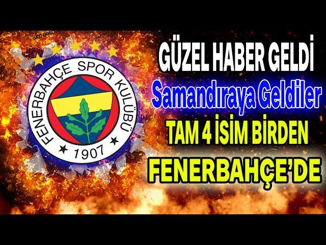 SON DAKİKA! Tesislere girdi dördü de geldi; Hepsi Fenerbahçe'de..