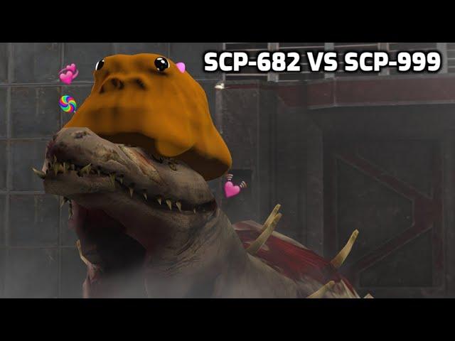 SCP-682 VS SCP-999 [SFM]