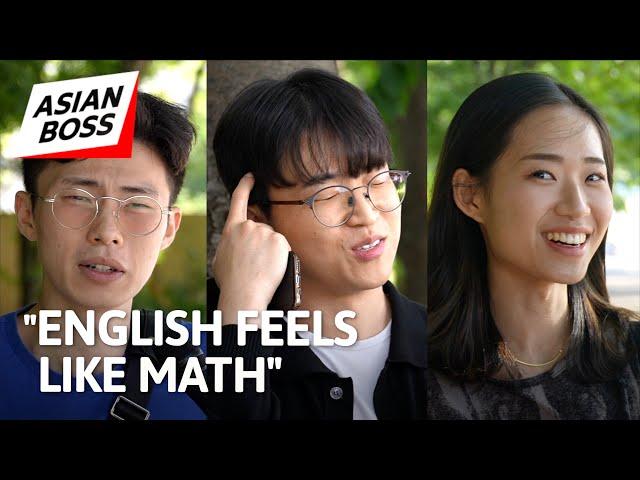 Can Top 1% Korean Students Speak English? | Street Interview