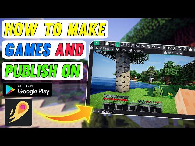 How to Make Minecraft 3D Game In Mobile (Publish On Play Store)