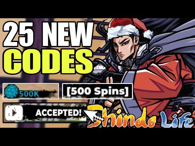 *NEW CODES* ROBLOX SHINDO LIFE CODES 2025 JANUARY | SHINDO LIFE CODE | SHINDO LIFE