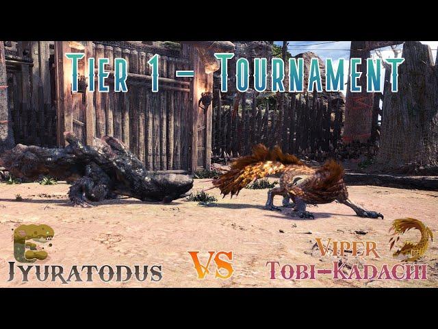 Viper Tobi-Kadachi Vs Jyuratodus | MHW Tier 1 Tournament #turfwar