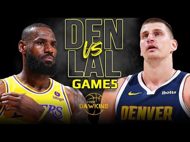 Los Angeles Lakers vs Denver Nuggets Game 5 Full Highlights | 2024 WCR1 | FreeDawkins